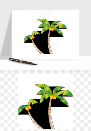 沙滩游泳度假休闲png免抠