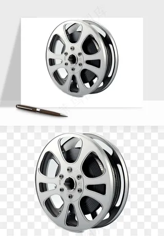 电影黑胶胶片png免抠