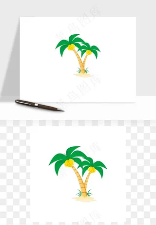 沙滩游泳度假休闲png免抠