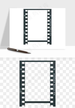 电影黑胶胶片png免抠