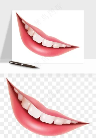 手绘牙齿矫正拔牙png免抠