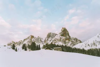 雪白的冬日仙境