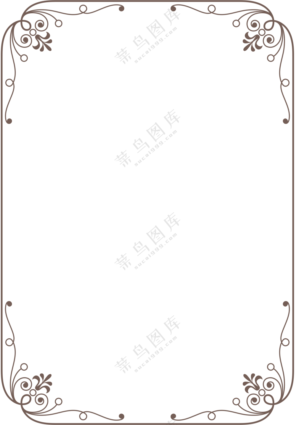 欧式花纹边框元素 (7)