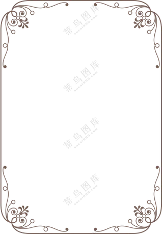 欧式花纹边框元素 (7)