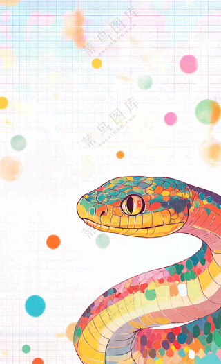 蛇年春节新年背景