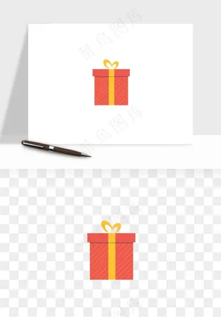 礼盒礼物png免抠