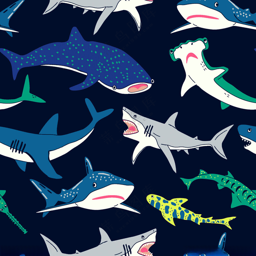 鲨鱼数码印花400DPI