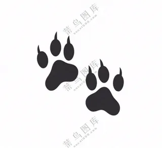 宠物脚印猫狗免抠