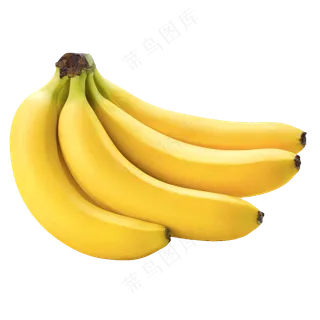 免抠一串新鲜的水果香蕉
