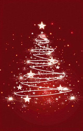 圣诞节卡通插画背景