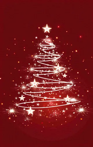 圣诞节卡通插画背景