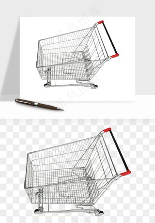 购物车购物篮png免抠图