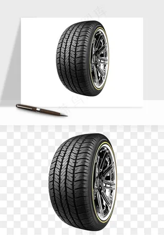 轮胎汽车零件png免抠