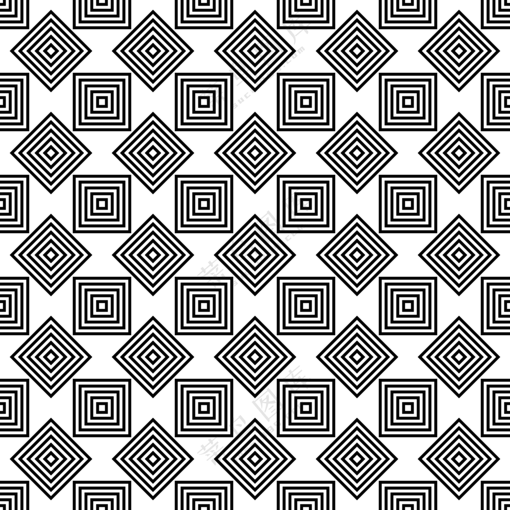 方形几何图形元素四方拼接免抠素材