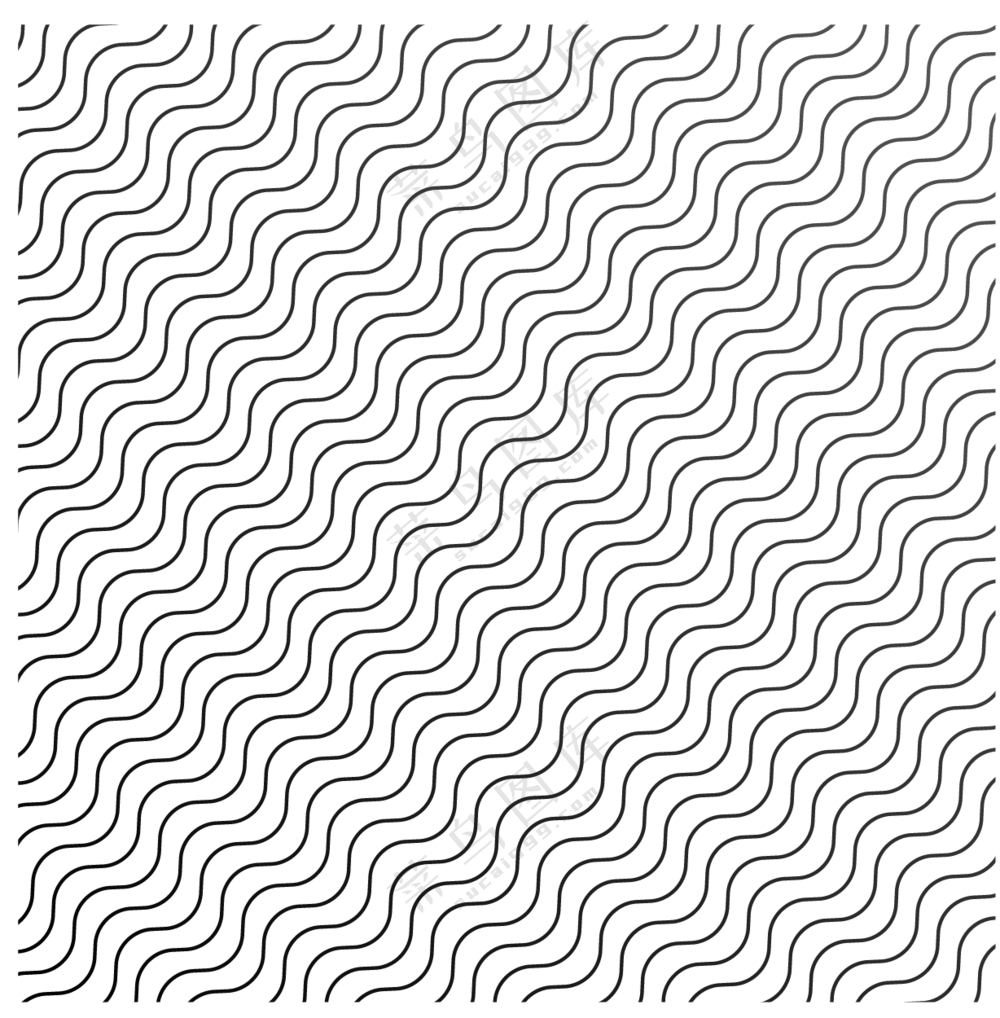 波形曲线抽象图案背景免抠图片素材