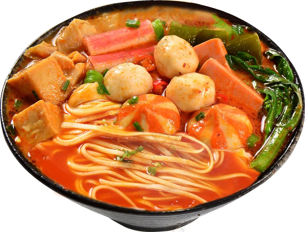 东北麻辣烫高清，自己火锅包装上用了