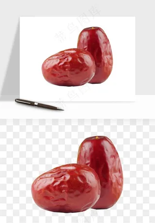 红枣大枣png免抠