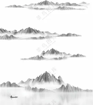 水墨风格插画