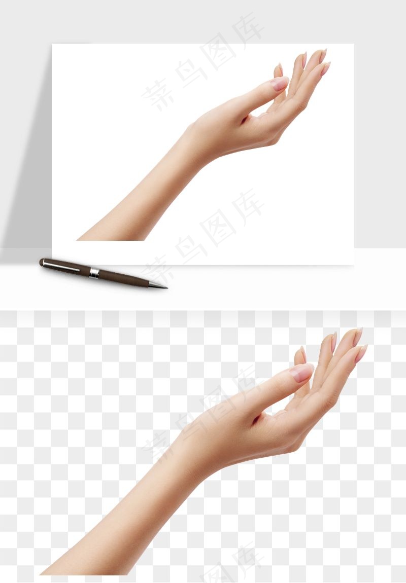 手势手部动作手指png免抠