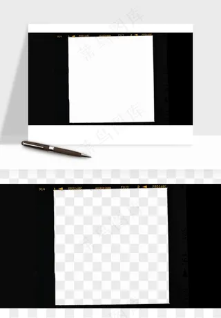 电影黑胶胶片元素png免抠