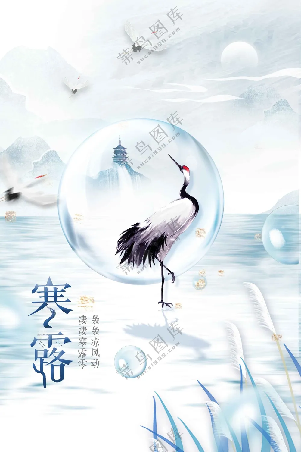 寒露节气传统活动海报