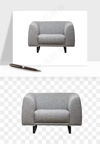 现代沙发家具png免抠