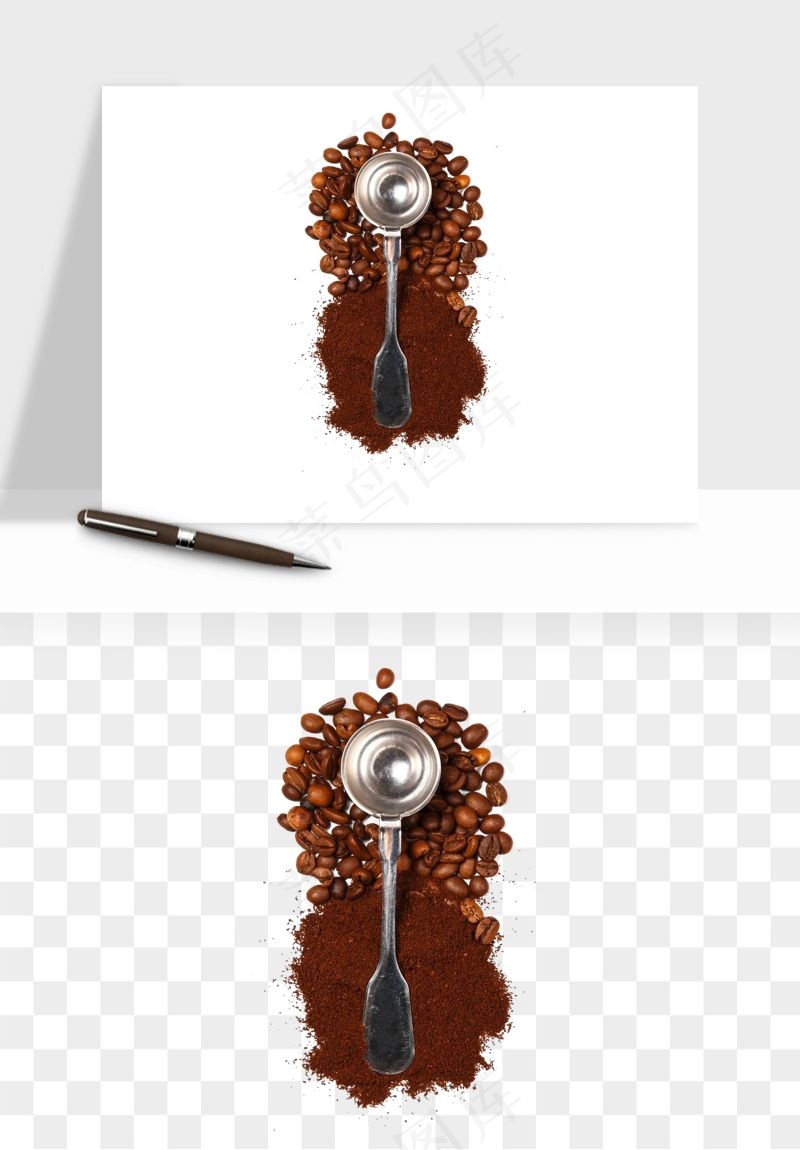 咖啡豆png免抠
