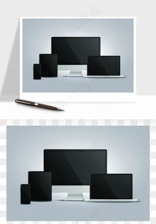 电脑科技产品png免抠