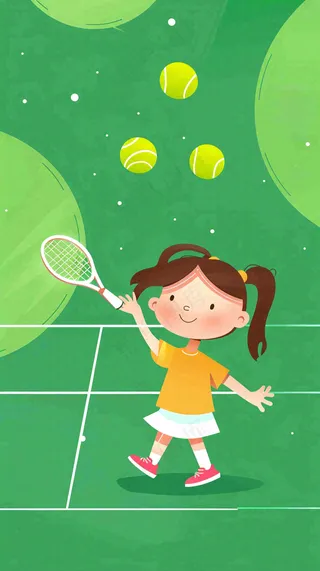 网球运动培训背景