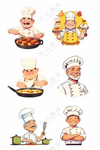 厨师卡通形象