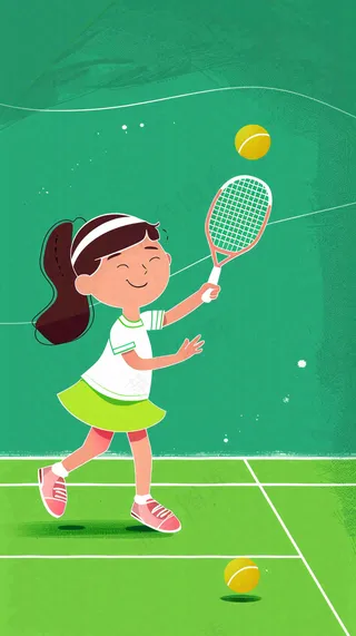 网球运动培训背景