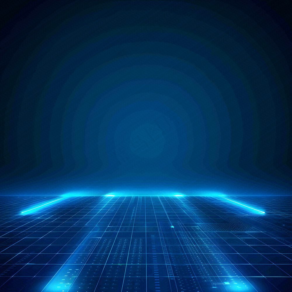 深蓝色科技背景