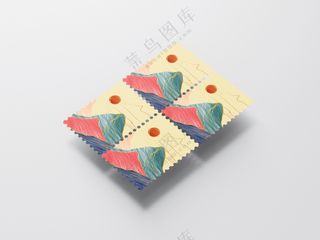 文创贴纸邮票样机-02