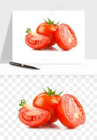 西红柿番茄圣女果png免抠
