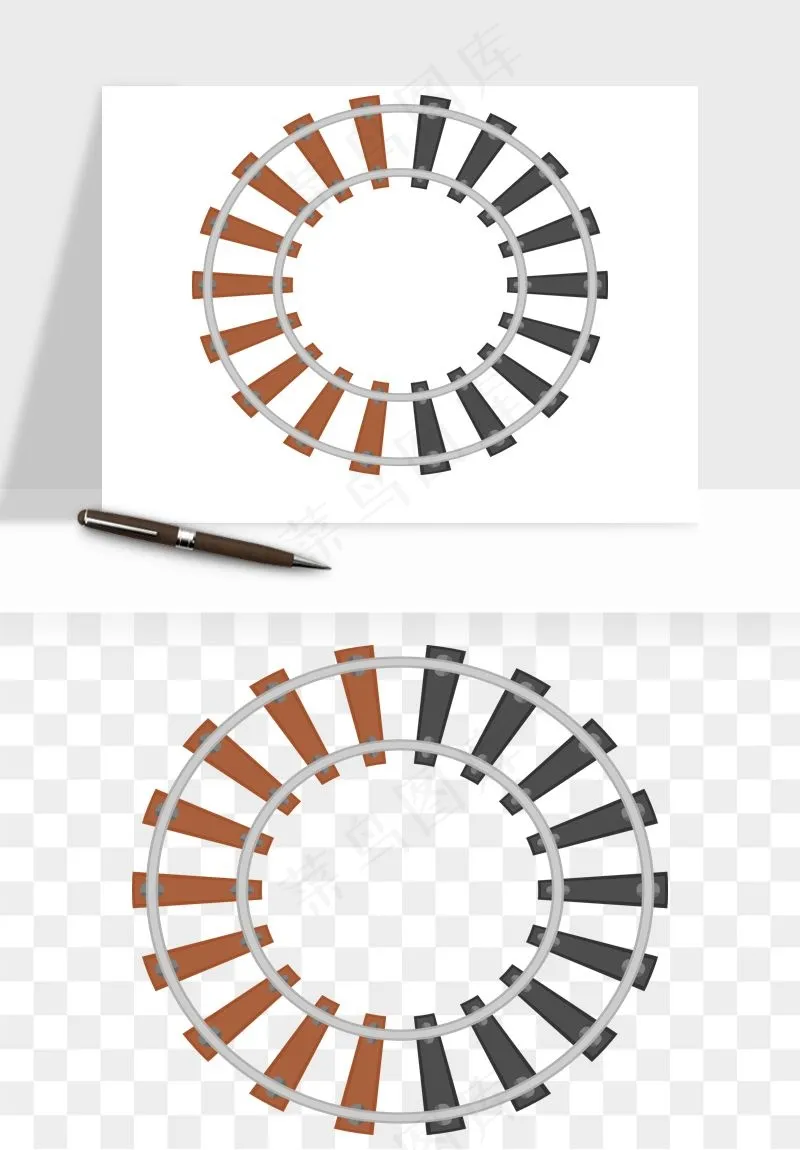 铁路轨道png免抠