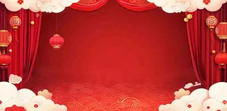 国庆节红色节日庆祝诞辰插画背景