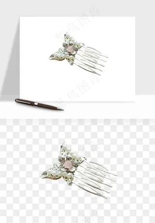 古风发簪头饰配饰png免抠