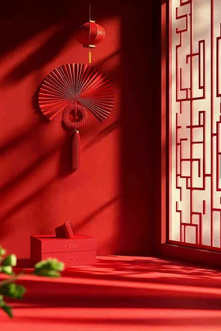 年货节促销电商背景