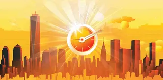 高温预警通知公告背景