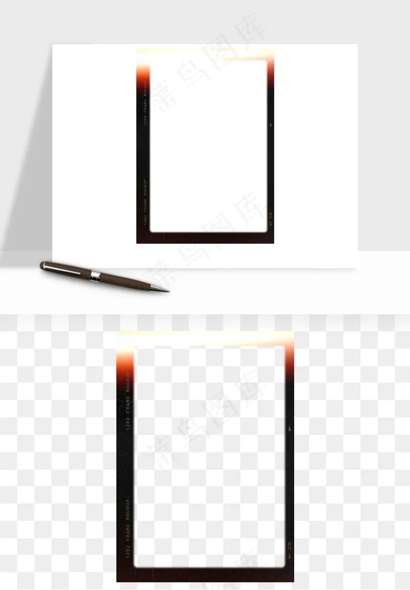 电影黑胶胶片元素png免抠