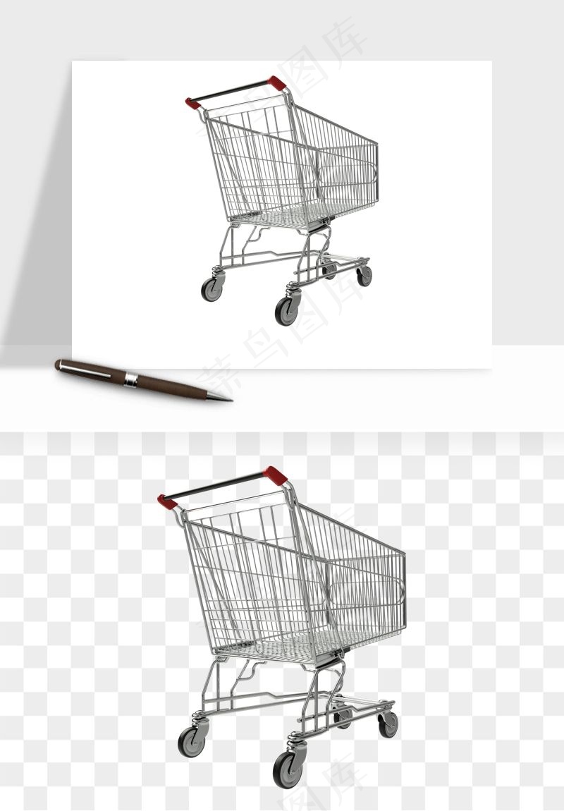 购物车购物篮png免抠图