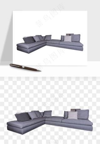 现代沙发家具png免抠