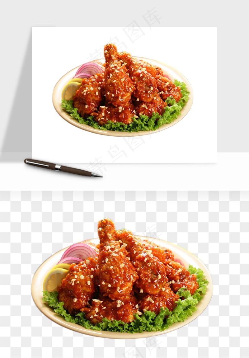 实物烧烤烤肉美食png免抠