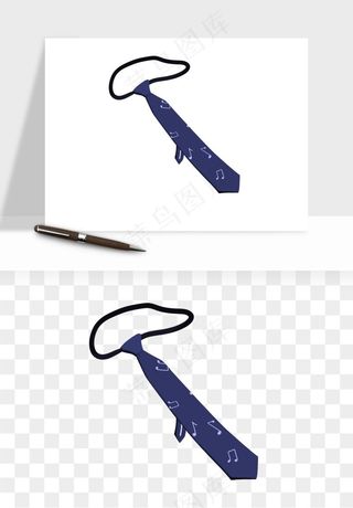 卡通领带png免抠