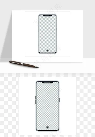 手机边框模型矢量png免抠