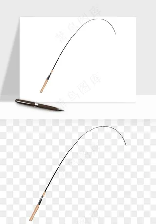 钓鱼竿png免抠