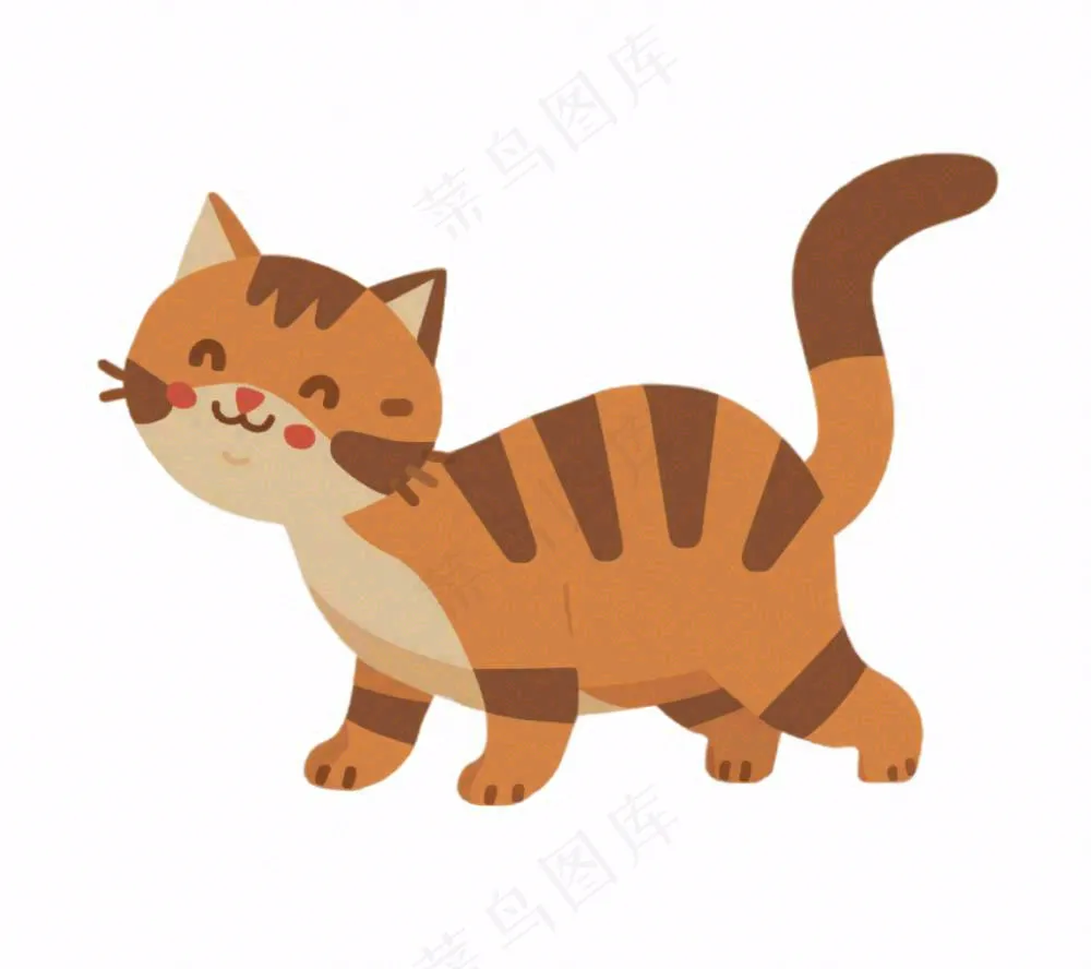 小猫猫咪宠物动物卡通插画免抠