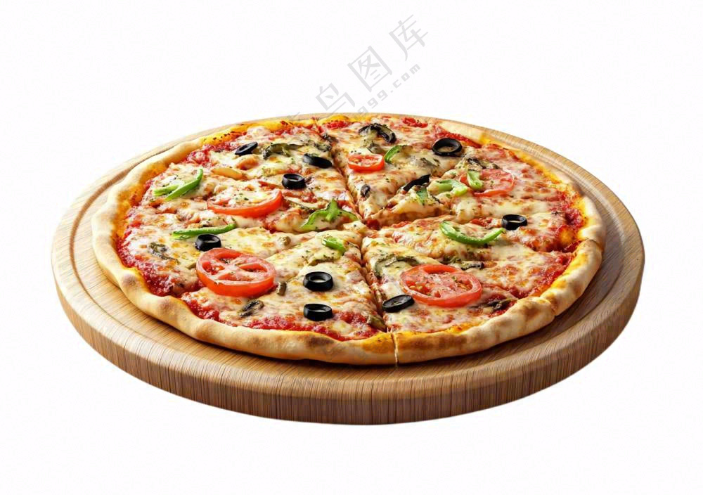 美味的披萨美食摄影图免抠