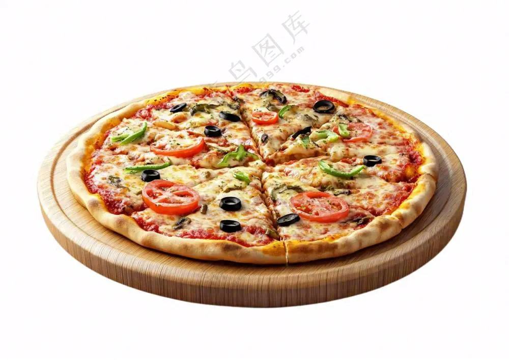 美味的披萨美食摄影图免抠