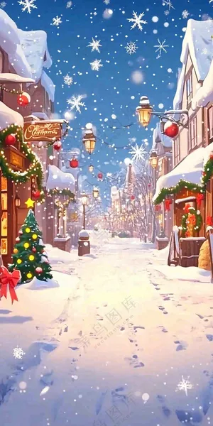 平安夜圣诞节背景